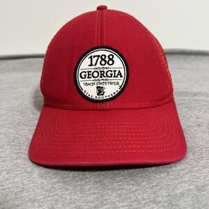 Peach State Pride Hat Georgia Southern  Men's SnapBack Mesh Trucker Cap 1788